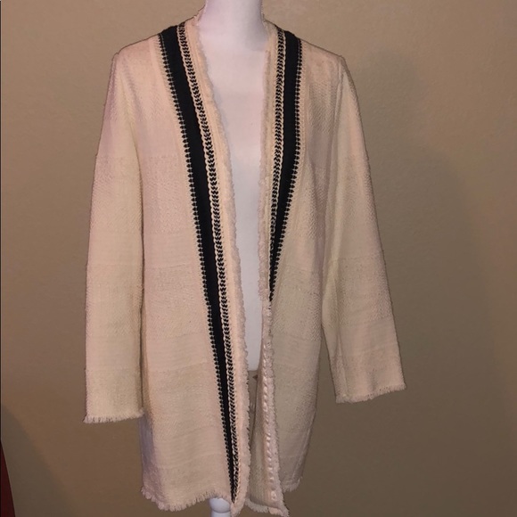 Chico’s NWT open front jacket just stunning Boho - Picture 3 of 5